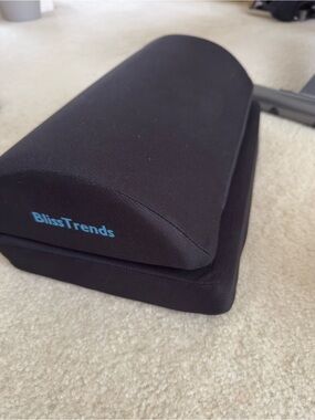MEMORY FOAM FOOT REST OFFICE DESK CHAIR FOOT REST - LUMBAR SUPPORT - FOAM ROLLER
